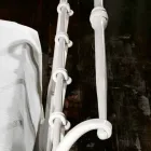 single bed in wrought iron full Amanda crafted, made in Italy Viadurini