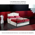 سرير ونصف مربع من الحديد المطاوع كاسيوبيا Viadurini