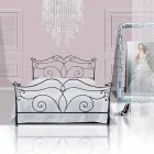 سرير ونصف مربع من الحديد المطاوع فيبو Viadurini