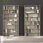 خزانة كتب جدارية بتصميم أنيق من الميلامين بألوان متنوعة، صنع في إيطاليا - كيا Viadurini