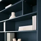 خزانة كتب جدارية بتصميم أنيق من الميلامين بألوان متنوعة، صنع في إيطاليا - كيا Viadurini