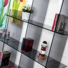 كتاب حائط الدخان Sfera3 L180 x H180 x P30 سم، صنع في إيطاليا Viadurini