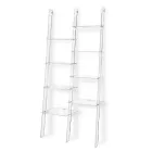 مكتبة حائط بتصميم من زجاج شبكي شفاف، تحتوي على 4 عناصر - تريزا Viadurini