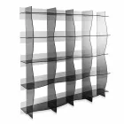 جدار منحوت معاصر / خزانة كتب معاصرة Pam fumé، صنع في إيطاليا Viadurini