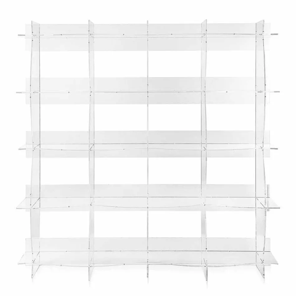 محفظة بام شفافة بتصميم عصري/ذاتية الدعم Viadurini