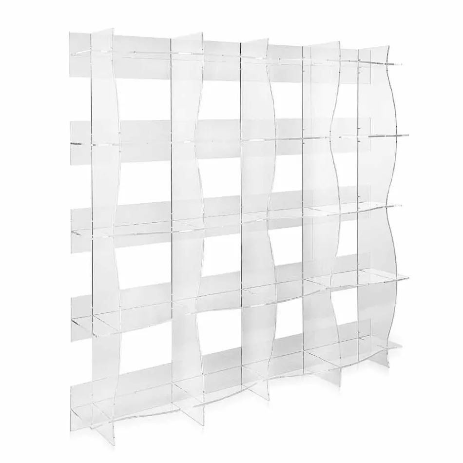 محفظة بام شفافة بتصميم عصري/ذاتية الدعم Viadurini