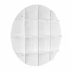 محفظة كتب بتصميم عصري باللون الأبيض من جيو، صنع في إيطاليا Viadurini