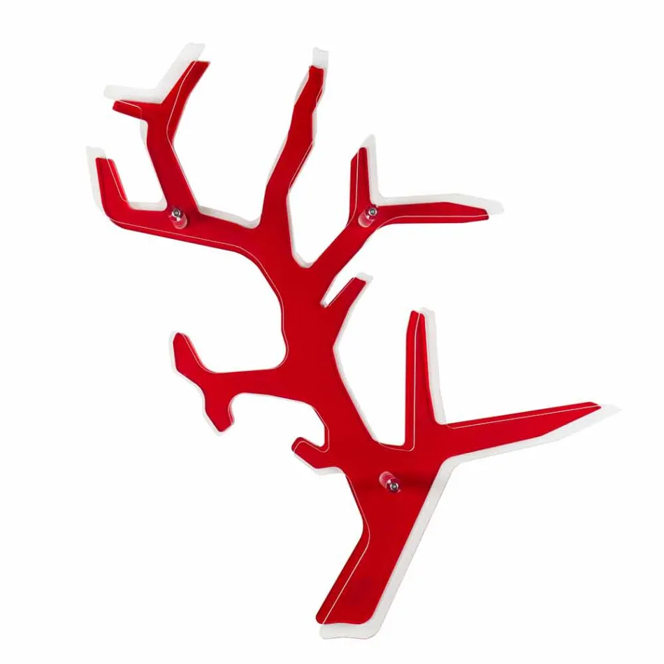 غطاء حائط بتصميم أحمر معاصر لكارول، صنع في إيطاليا Viadurini