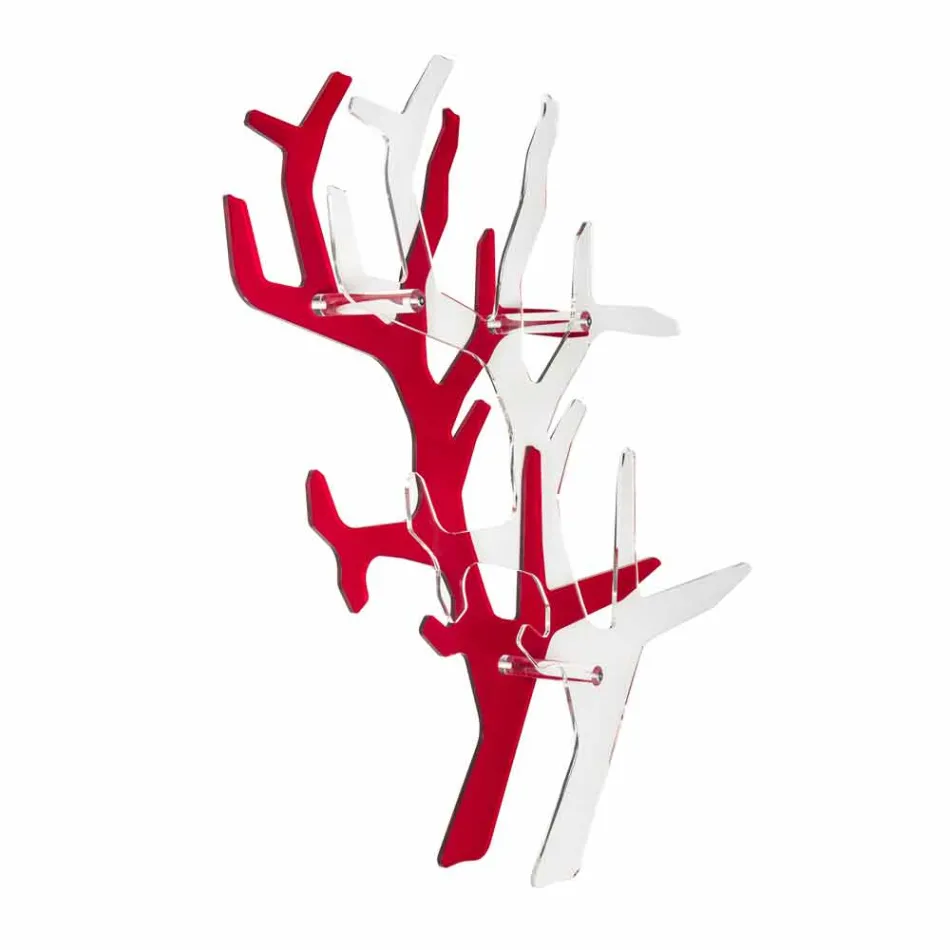 غطاء حائط بتصميم أحمر معاصر لكارول، صنع في إيطاليا Viadurini