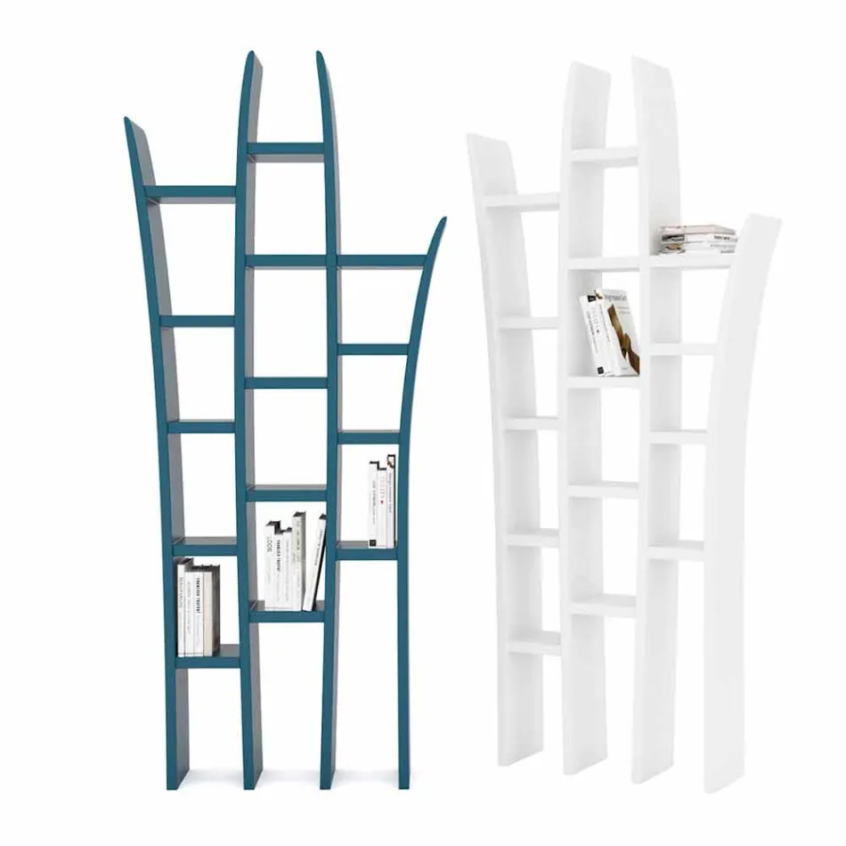 مكتبة أرضية بتصميم حديث من هيربا صنع في إيطاليا Viadurini