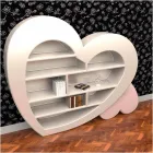 تصميم المكتبة في Adamantx® Heart صنع في إيطاليا Viadurini