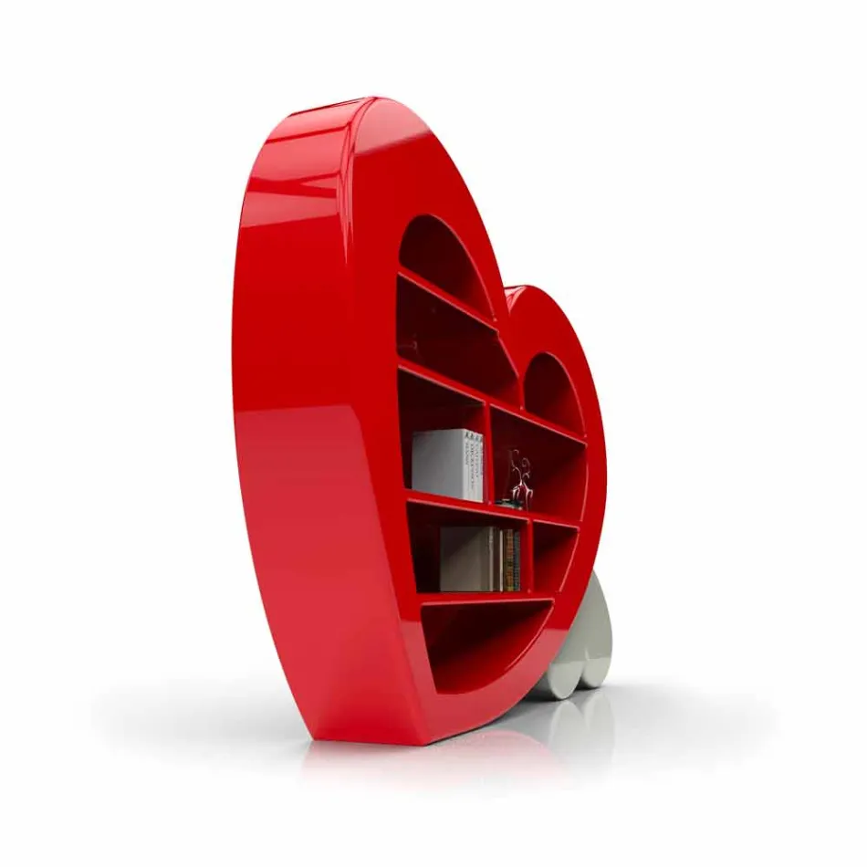 تصميم المكتبة في Adamantx® Heart صنع في إيطاليا Viadurini