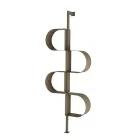 خزانة كتب فاطمة المعدنية المطلية العمودية ذات الأرجل القابلة للتعديل Viadurini