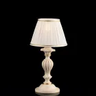 مصباح خشبي مع غطاء مصباح مصنوع في إيطاليا لتزيين الديكور الداخلي - ميلانو Viadurini