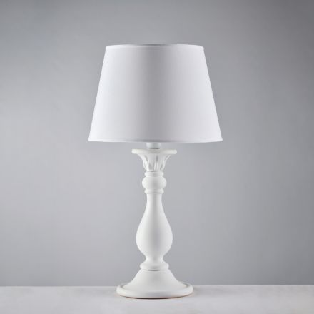 مصباح خشبي مع غطاء مصباح مصنوع في إيطاليا لتزيين الديكور الداخلي - سيينا Viadurini