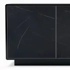 خزانة جانبية بثلاثة أبواب وهيكل مطلي ومغلف، صنع في إيطاليا - فيرارا Viadurini