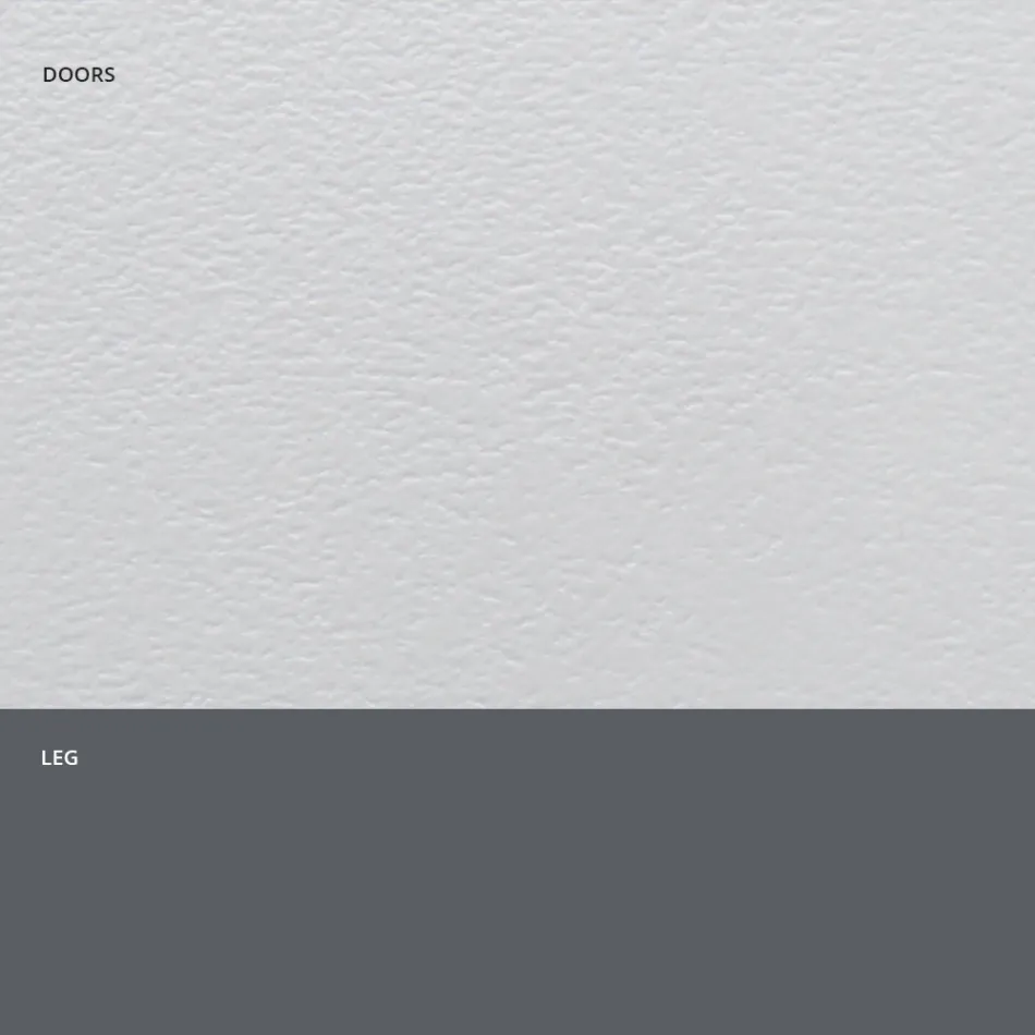 خزانة جانبية بأبواب من صفائح HPL بتأثير حجري، صنع في إيطاليا - فيورينزا Viadurini