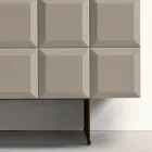 خزانة جانبية داخلية ببابين بنمط مربعات، صنع في إيطاليا - إليزابيتا Viadurini