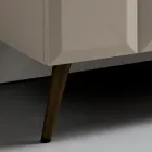 خزانة جانبية داخلية ببابين بنمط مربعات، صنع في إيطاليا - إليزابيتا Viadurini