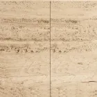 خزانة جانبية لغرفة المعيشة ببابين من رخام الترافرتين، صنع في إيطاليا - جون Viadurini