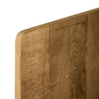 خزانة جانبية لغرفة المعيشة بثلاثة أبواب من خشب البلوط المعقود، صنع في إيطاليا - أرن Viadurini