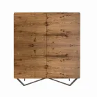 خزانة جانبية لغرفة المعيشة مصنوعة من خشب MDF مع دعم للقدمين، صنع في إيطاليا - روزالبا Viadurini