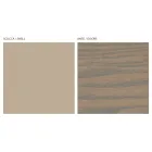 خزانة جانبية لغرفة المعيشة بأربعة أبواب بلون الكابتشينو، صنع في إيطاليا - إيدا Viadurini