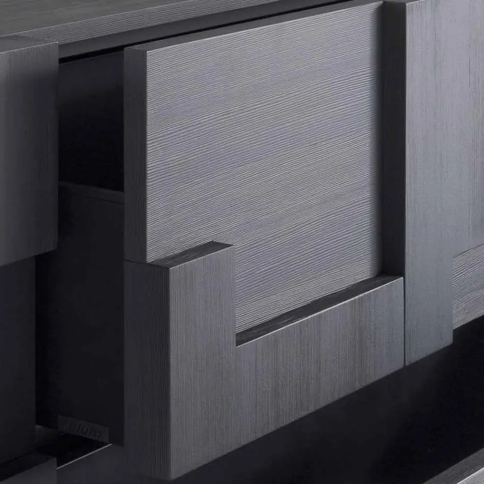 تصميم خشب الصنوبر المصقول المعالج حراريًا من أزاليا Viadurini