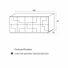 تصميم خشب الصنوبر المصقول المعالج حراريًا من أزاليا Viadurini