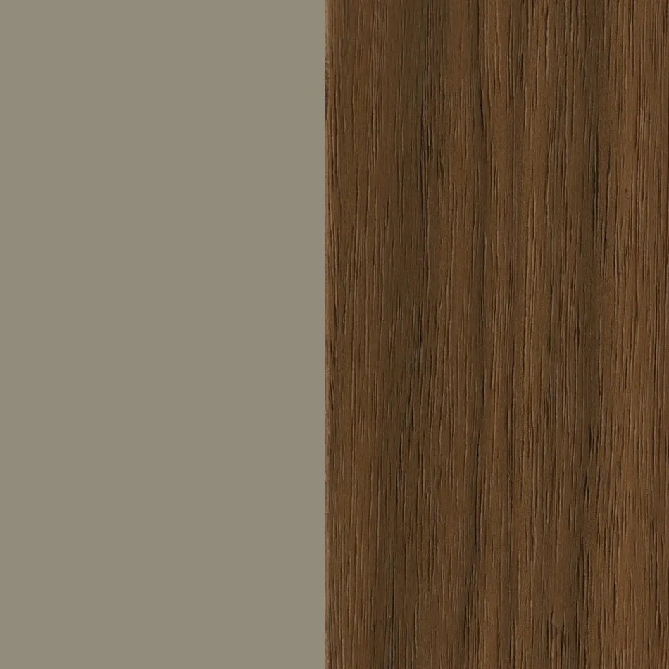 خزانة جانبية من الخشب المصقول، بابان، 3 أدراج، تصميم إيطالي منحني - سيليو Viadurini