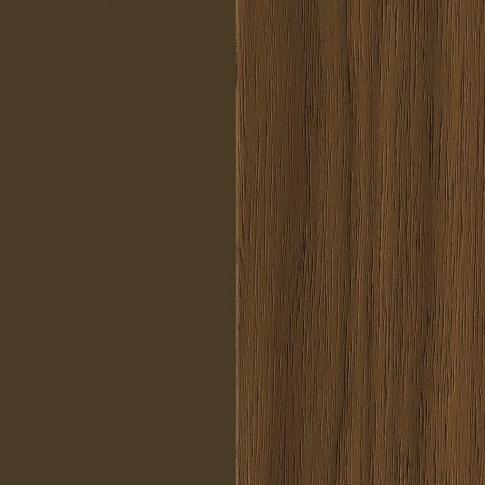 خزانة جانبية من الخشب المصقول، بابان، 3 أدراج، تصميم إيطالي منحني - سيليو Viadurini