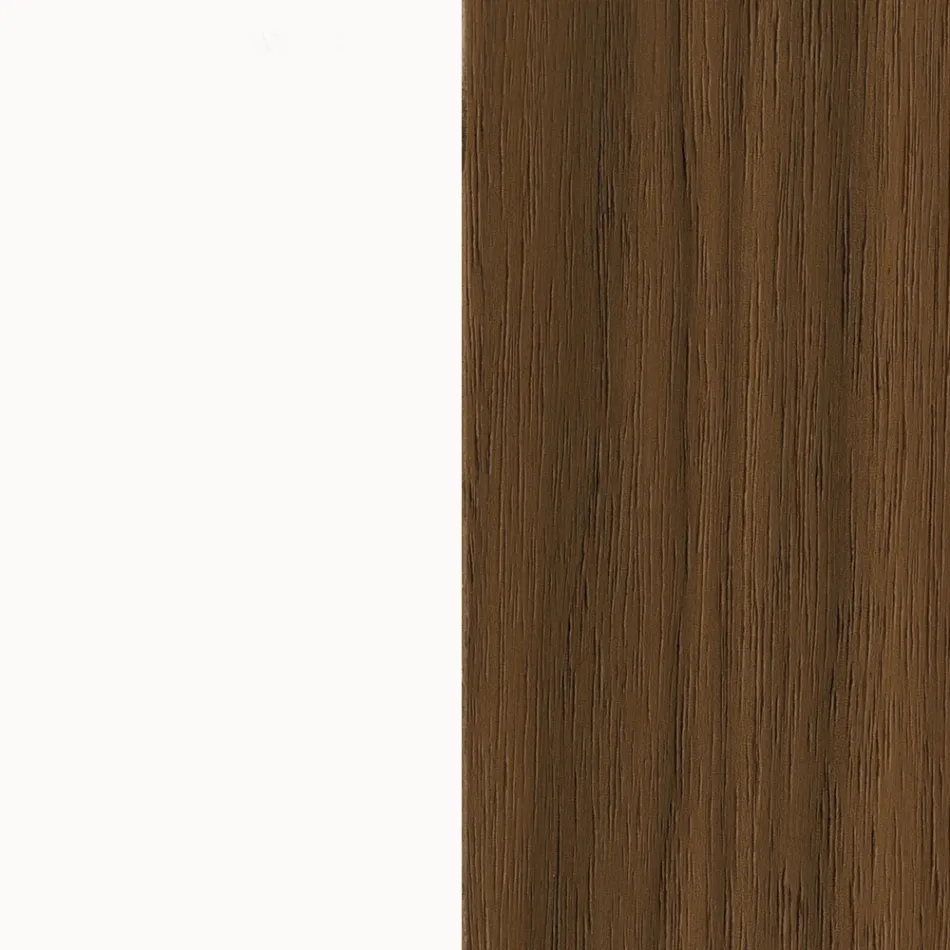 خزانة جانبية من الخشب المصقول، بابان، 3 أدراج، تصميم إيطالي منحني - سيليو Viadurini