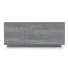 خزانة جانبية من الخشب المصقول مع بابين أو ثلاثة أبواب سيراميكية، صنع في إيطاليا - فيورينزا Viadurini