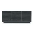 خزانة جانبية من الخشب المصقول مع بابين أو ثلاثة أبواب سيراميكية، صنع في إيطاليا - فيورينزا Viadurini