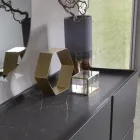 ماديا مصنوعة من الميلامين والخشب المضغوط متوسط الكثافة مع حشوات من اللامينيت، صنع في إيطاليا - غورديتا Viadurini