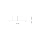 خزانة جانبية حديثة من خشب الدردار المُقشر، صنع في إيطاليا - جالاسيا Viadurini