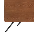 خزانة جانبية لغرفة المعيشة مصنوعة من مادة MDF وخشب متين بأربعة أبواب، صنع في إيطاليا - روزالبا Viadurini