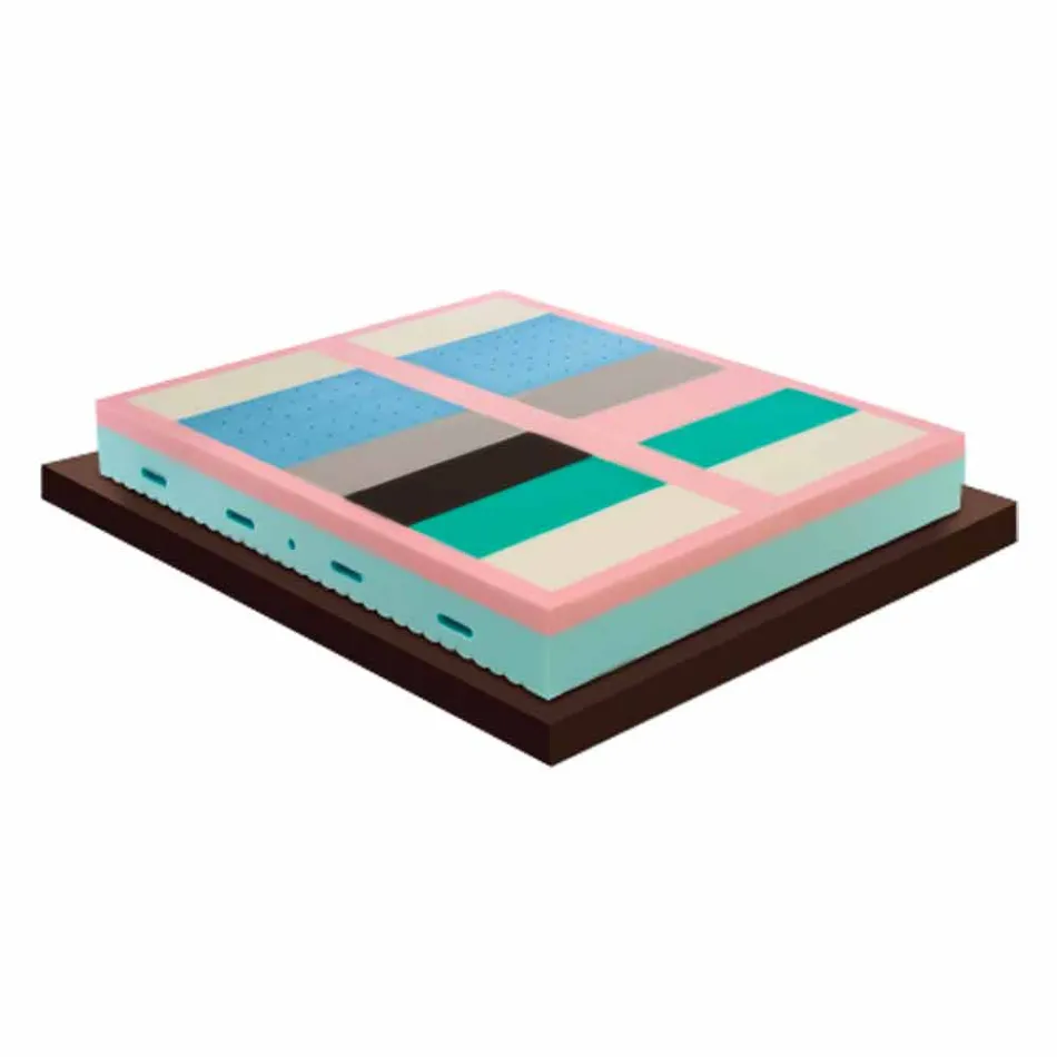 مرتبة فردية من 7 مناطق ذاكرة ارتفاع 25 سم، صنع في إيطاليا - متعددة الاستخدامات Viadurini