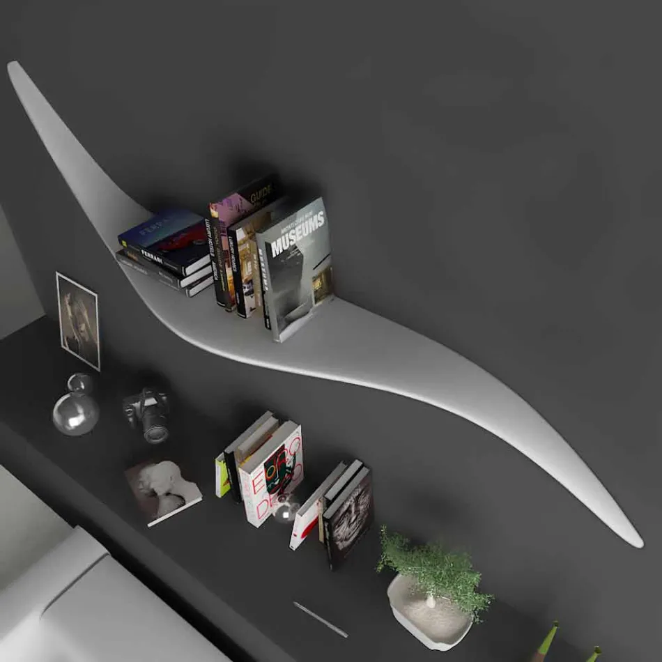 رف حائط بتصميم عصري مصنوع في إيطاليا، توسكانيا Viadurini