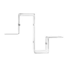 رف عرض من البليكسيجلاس الشفاف، صنع في إيطاليا - موفاسا Viadurini