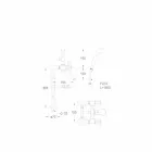 خلاط كلاسيكي لحوض الاستحمام الأرضي مصنوع من النحاس الإيطالي - بانيكو Viadurini