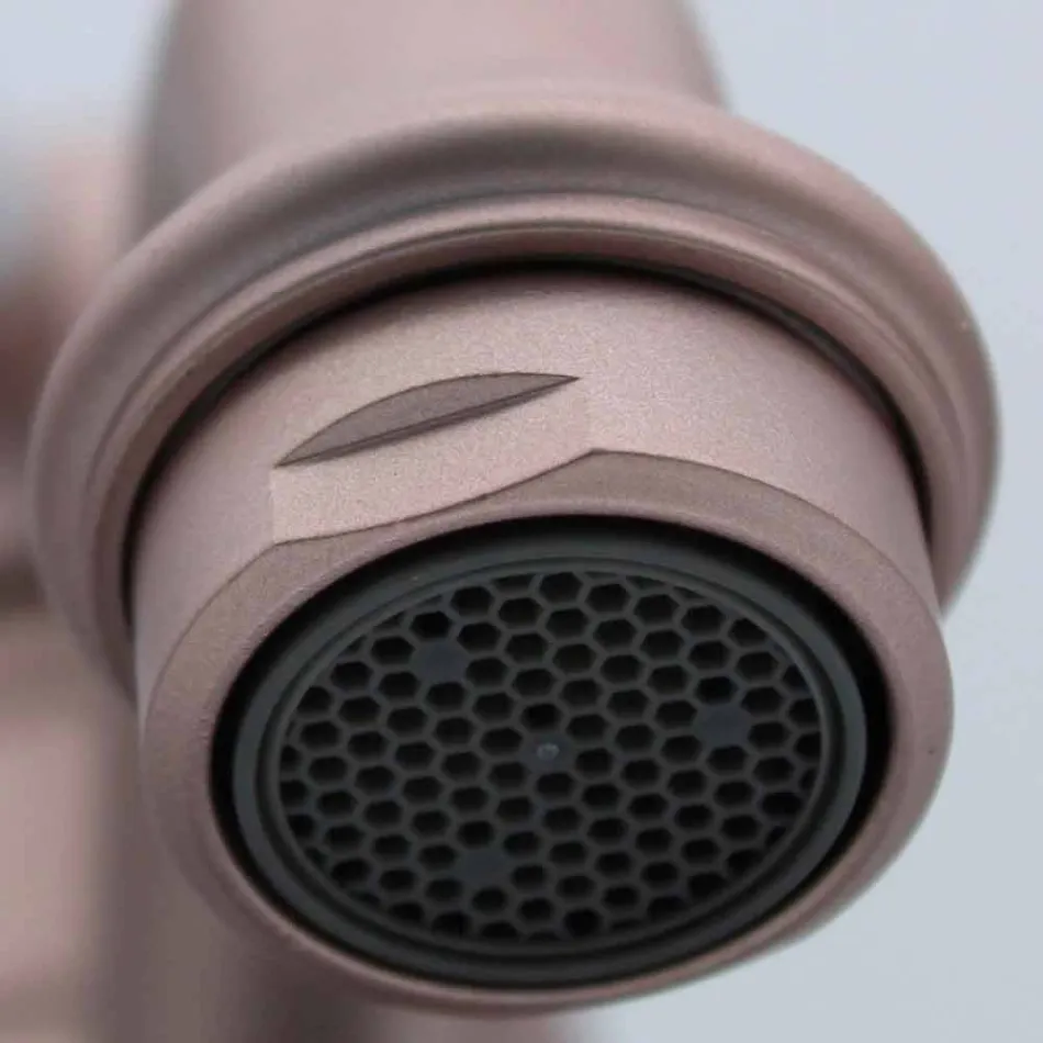 خلاط حوض نحاسي بتصميم كروم أو ملون، صنع في إيطاليا - صوفي Viadurini