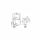 خلاط حوض حمام مع ذراع جانبي بتصميم إيطالي الصنع - بانيلا Viadurini