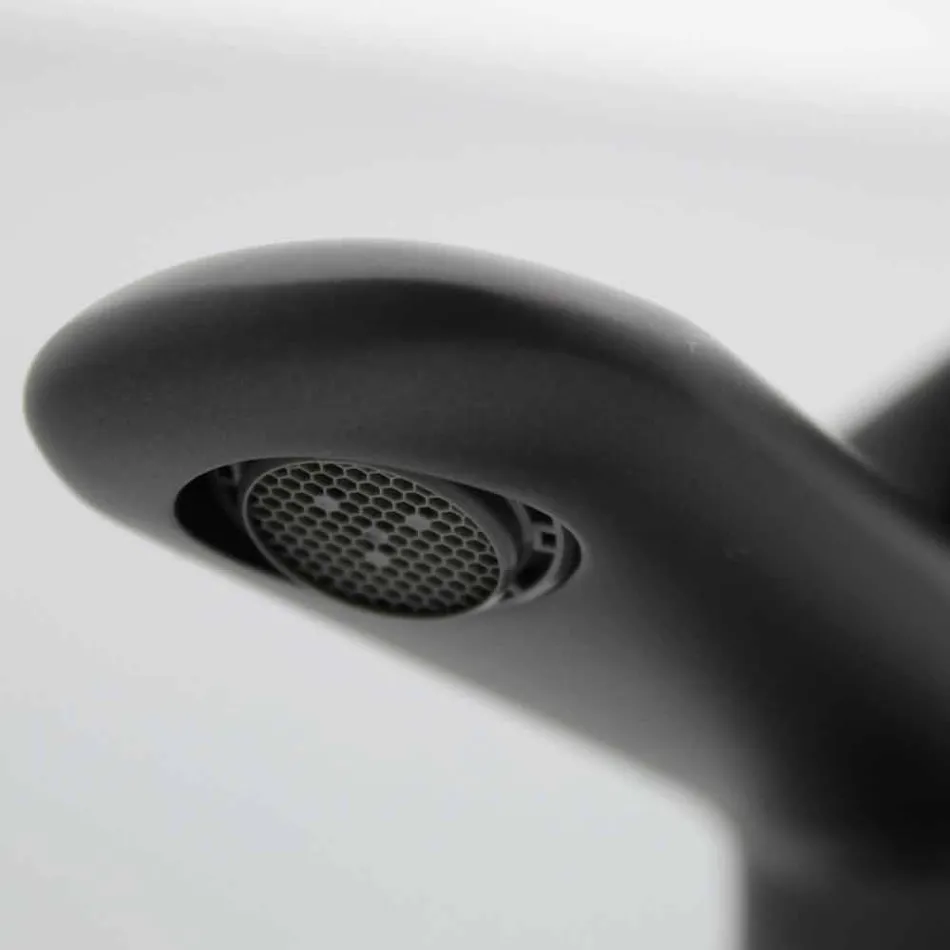 خلاط حوض غسيل بتصميم من الكروم أو النحاس الملون، صنع في إيطاليا - داينمو Viadurini