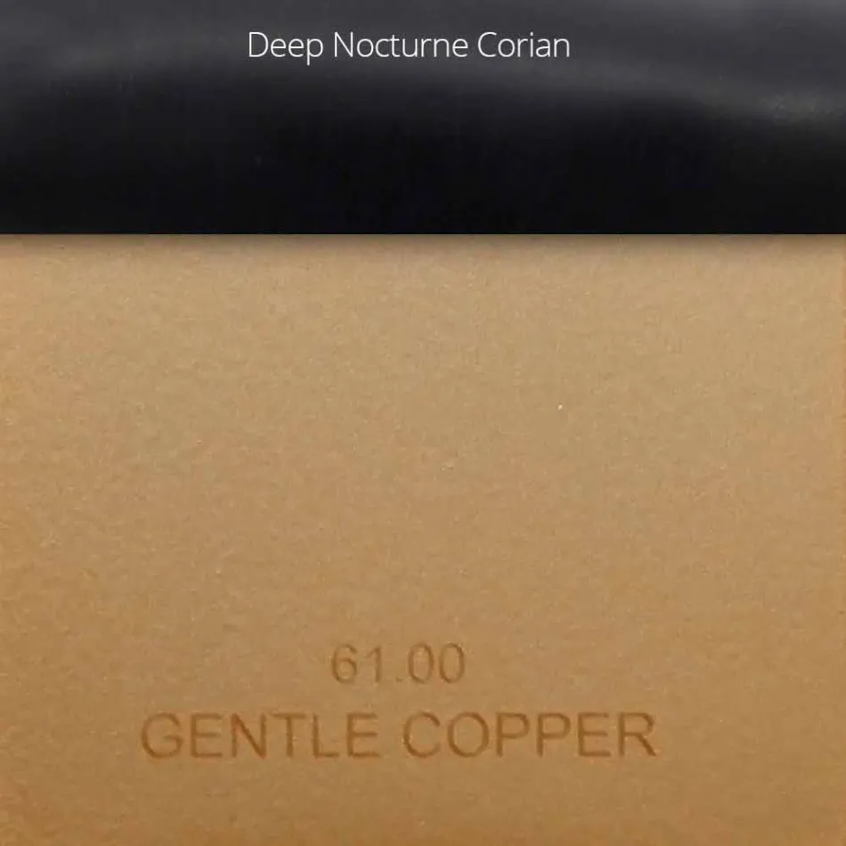 خلاط حديث من النحاس الملون أو الكروم بتصميم إيطالي الصنع - سيرجيو Viadurini