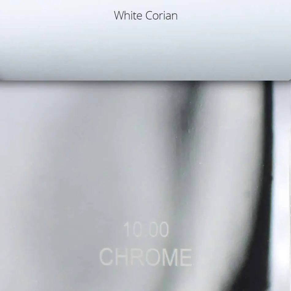 خلاط حديث من النحاس الملون أو الكروم بتصميم إيطالي الصنع - سيرجيو Viadurini