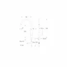 خلاط حوض مطبخ بمقبض واحد بتصميم إيطالي الصنع - بونسو Viadurini