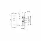 خلاط دش ثلاثي الاتجاهات بتصميم إيطالي الصنع - بيبو Viadurini