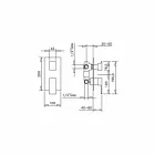 خلاط دش مع محول ثلاثي الاتجاهات صنع في إيطاليا - بانيلا Viadurini