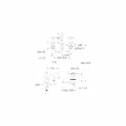 خلاط حوض بثلاث فتحات بارتفاع ١٣٠ مم مصنوع من النحاس، صنع في إيطاليا - Binsu Viadurini